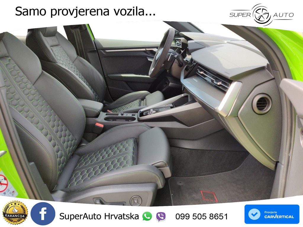 Audi RS3 Sedan 2.5 TFSI (400 KS) quattro S tronic LED+GR SJED+ACC