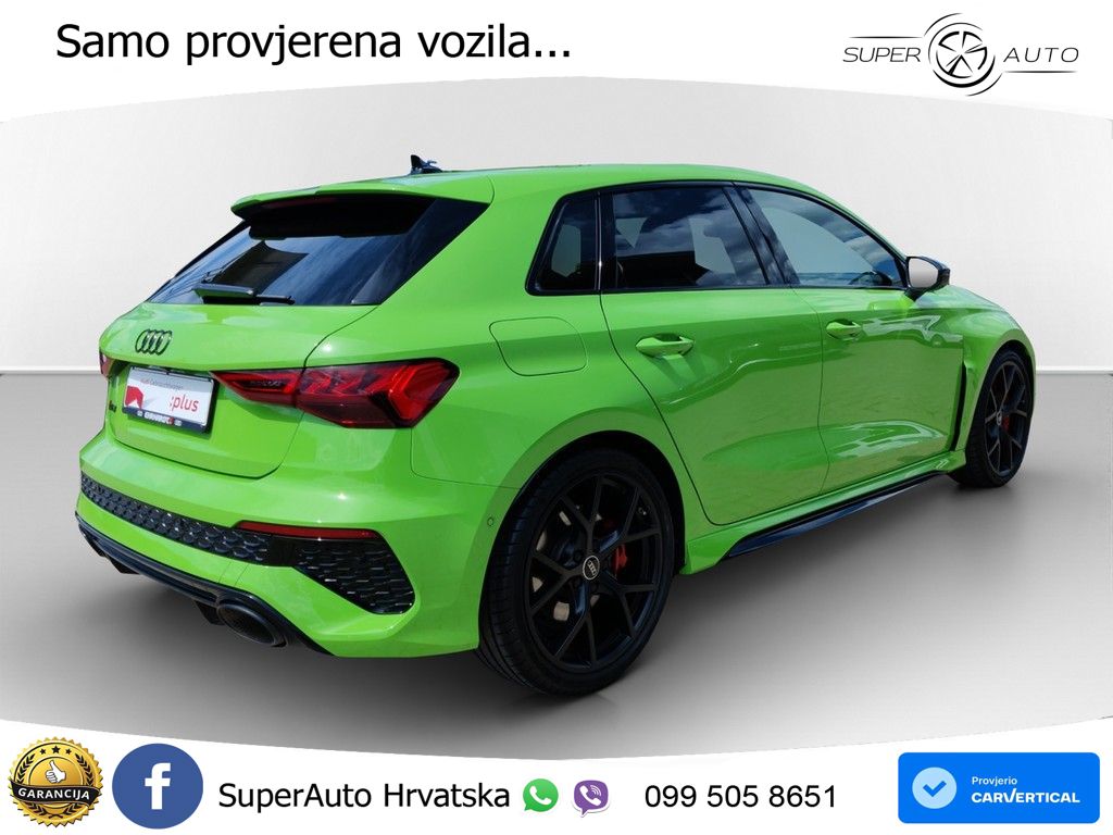 Audi RS3 Sedan 2.5 TFSI (400 KS) quattro S tronic LED+GR SJED+ACC