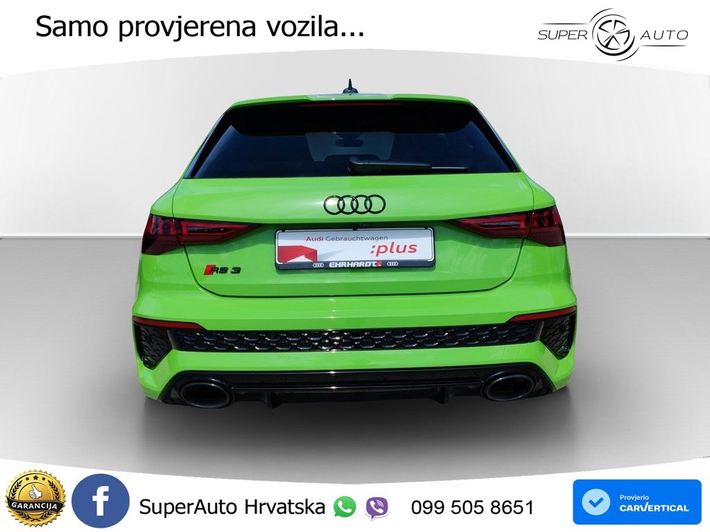 Audi RS3 Sedan 2.5 TFSI (400 KS) quattro S tronic LED+GR SJED+ACC