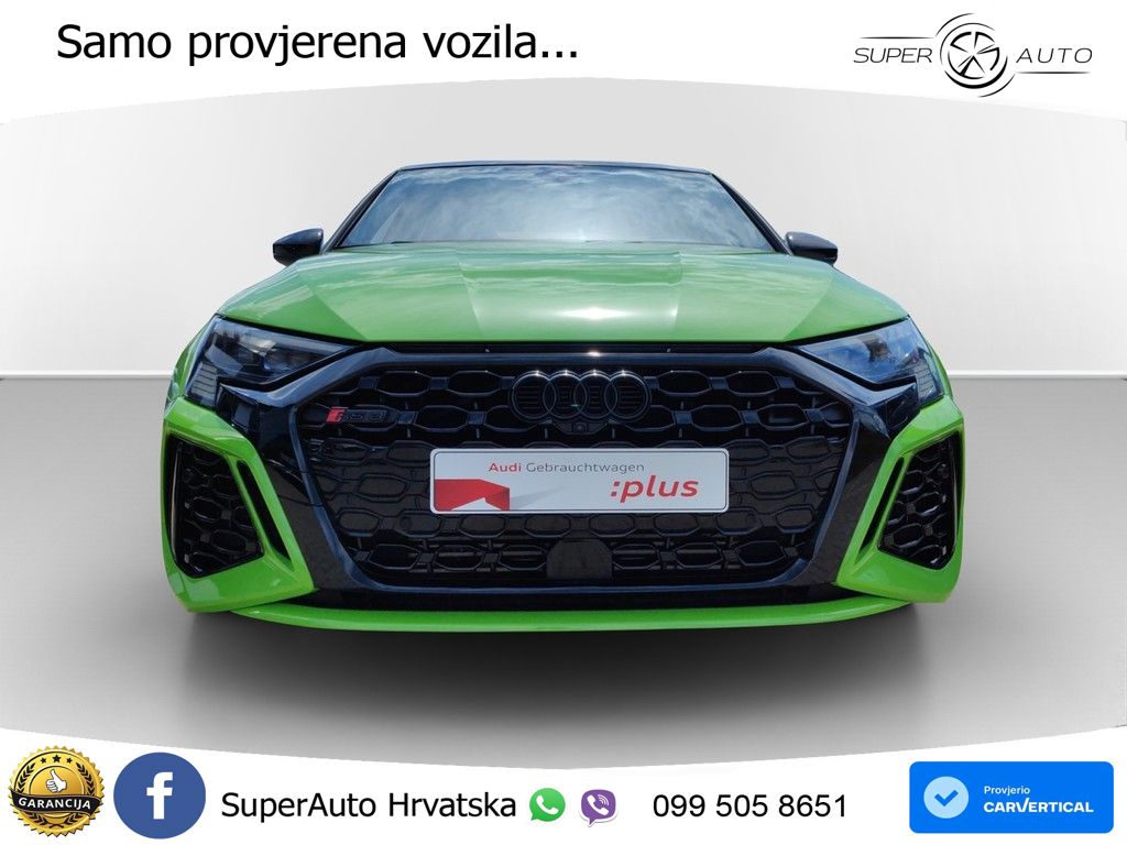 Audi RS3 Sedan 2.5 TFSI (400 KS) quattro S tronic LED+GR SJED+ACC