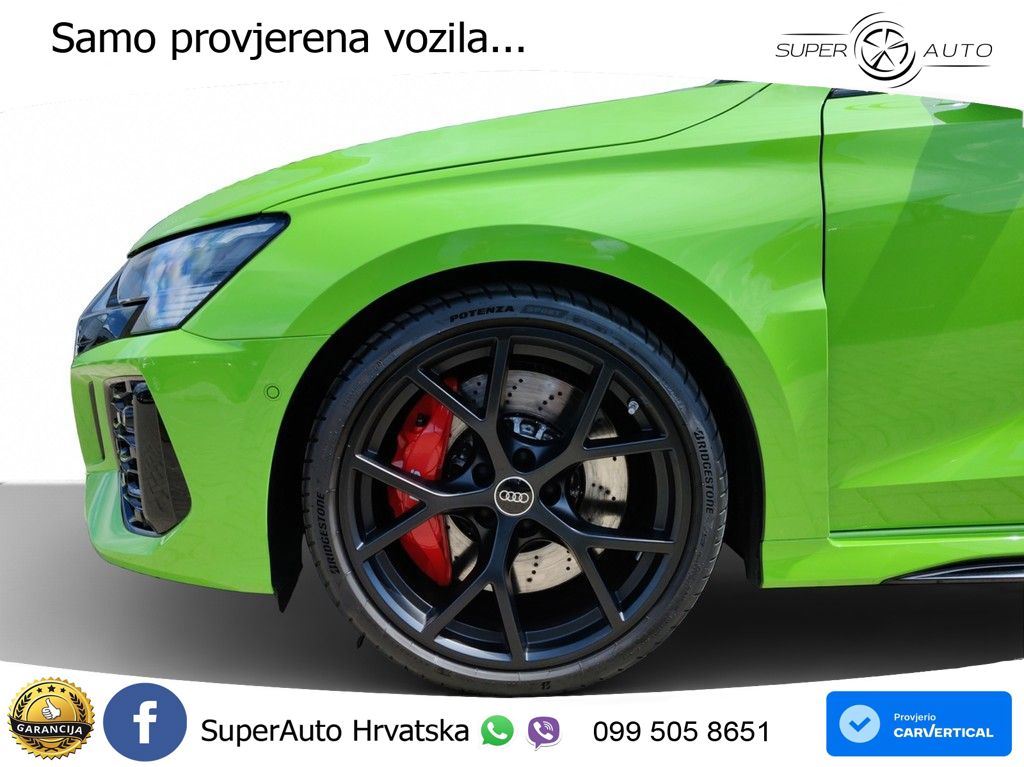 Audi RS3 Sedan 2.5 TFSI (400 KS) quattro S tronic LED+GR SJED+ACC