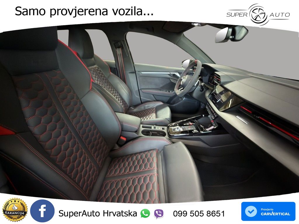 Audi RS3 Sedan 2.5 TFSI (400 KS) quattro S tronic LED+GR SJED+ACC