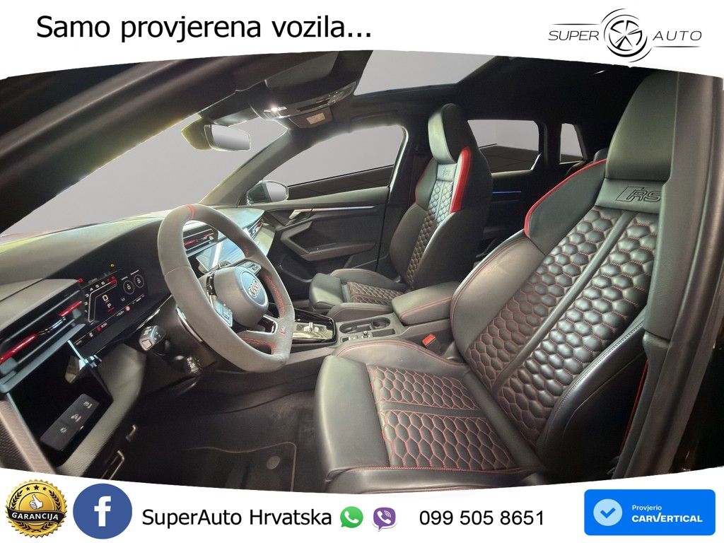 Audi RS3 Sedan 2.5 TFSI (400 KS) quattro S tronic LED+GR SJED+ACC
