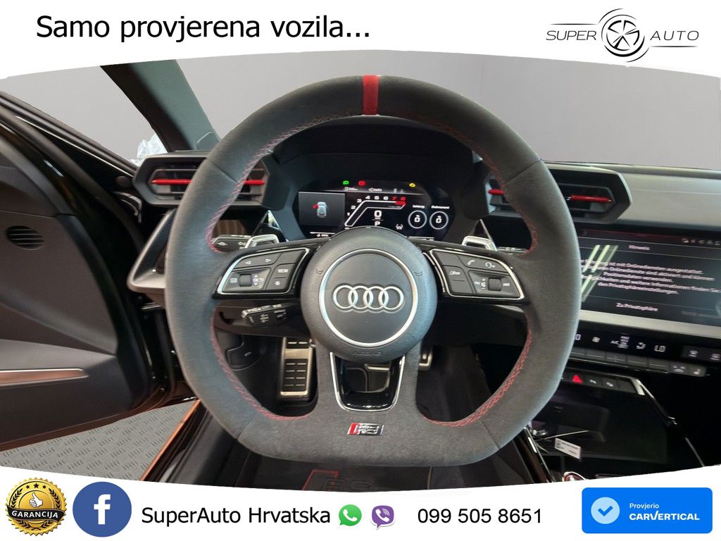 Audi RS3 Sedan 2.5 TFSI (400 KS) quattro S tronic LED+GR SJED+ACC