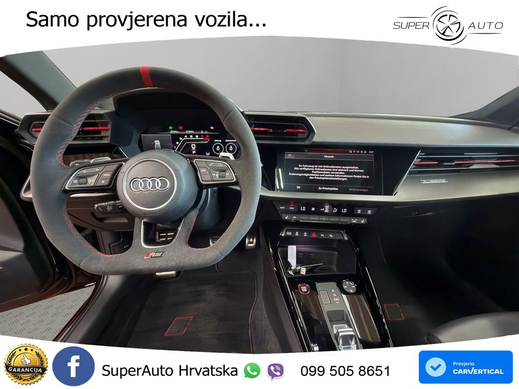 Audi RS3 Sedan 2.5 TFSI (400 KS) quattro S tronic LED+GR SJED+ACC