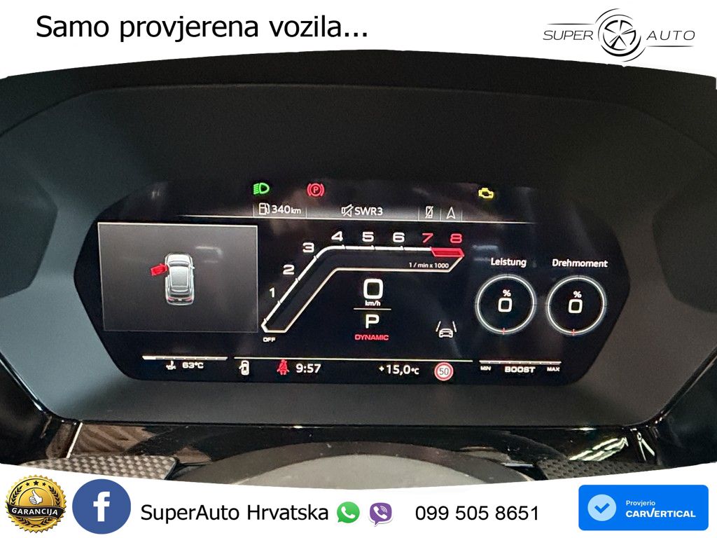 Audi RS3 Sedan 2.5 TFSI (400 KS) quattro S tronic LED+GR SJED+ACC