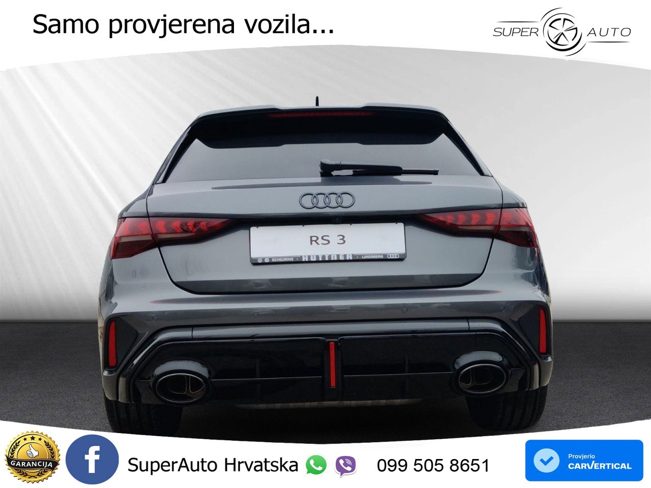Audi RS3 Sportback 2.5 TFSI (400 KS) quattro S tronic LED+GR SJED+ACC