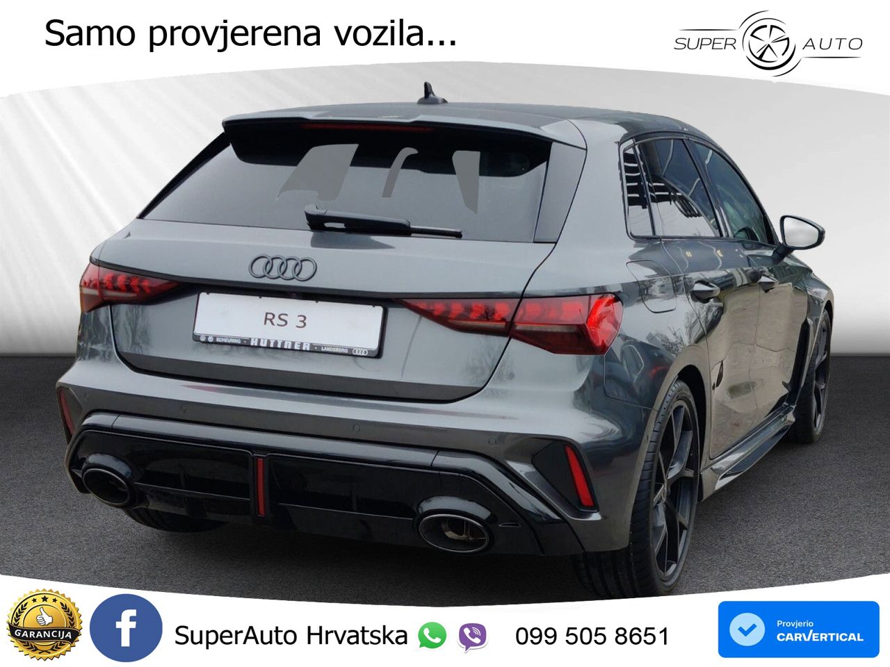 Audi RS3 Sportback 2.5 TFSI (400 KS) quattro S tronic LED+GR SJED+ACC