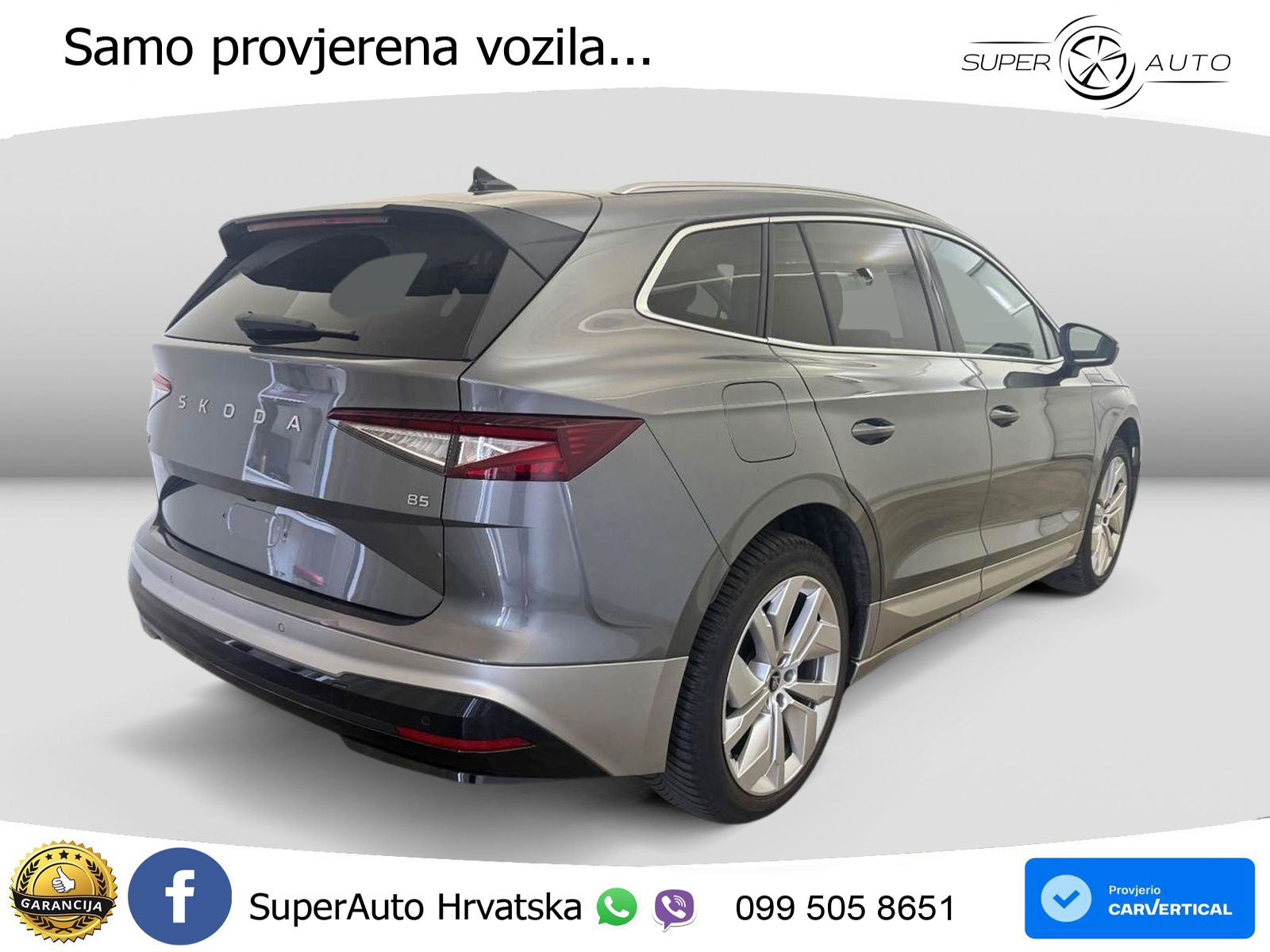 Škoda Enyaq 85 82 kWh (286 KS) LED+GR SJED+ACC