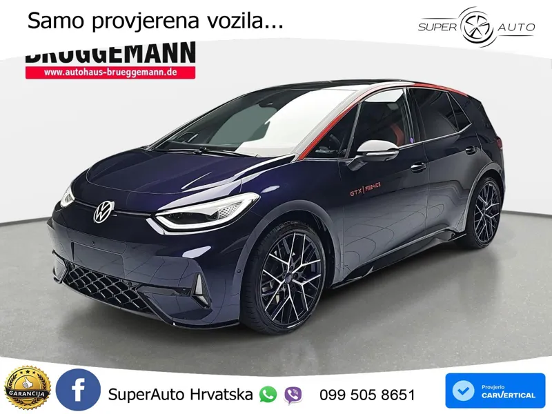 Volkswagen ID.3 GTX Performance 84 kWh (326 KS) LED+GR SJED+ACC