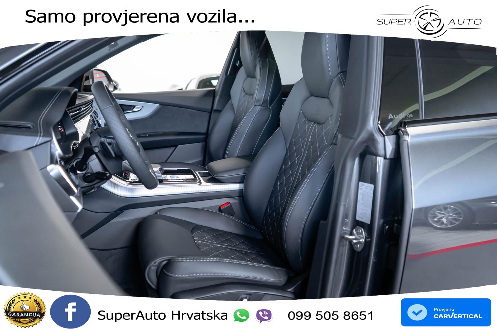 Audi Q8 50 TDI V6 (286 KS) quattro Tiptronic S line LED+GR SJED+ACC