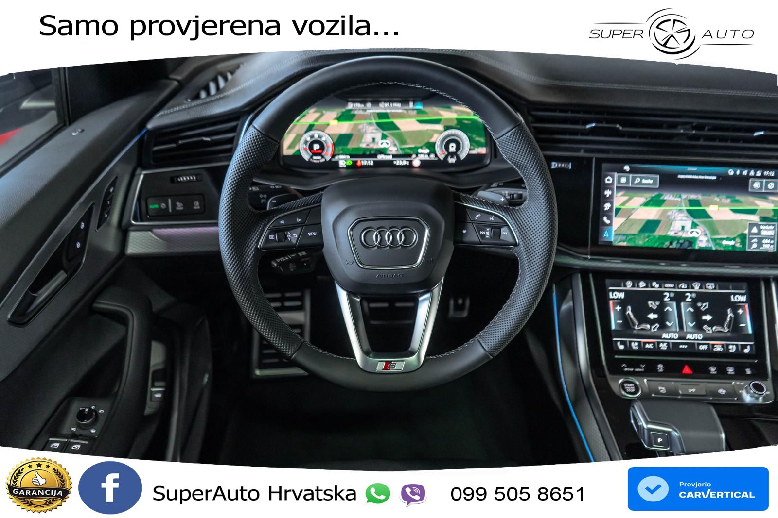 Audi Q8 50 TDI V6 (286 KS) quattro Tiptronic S line LED+GR SJED+ACC