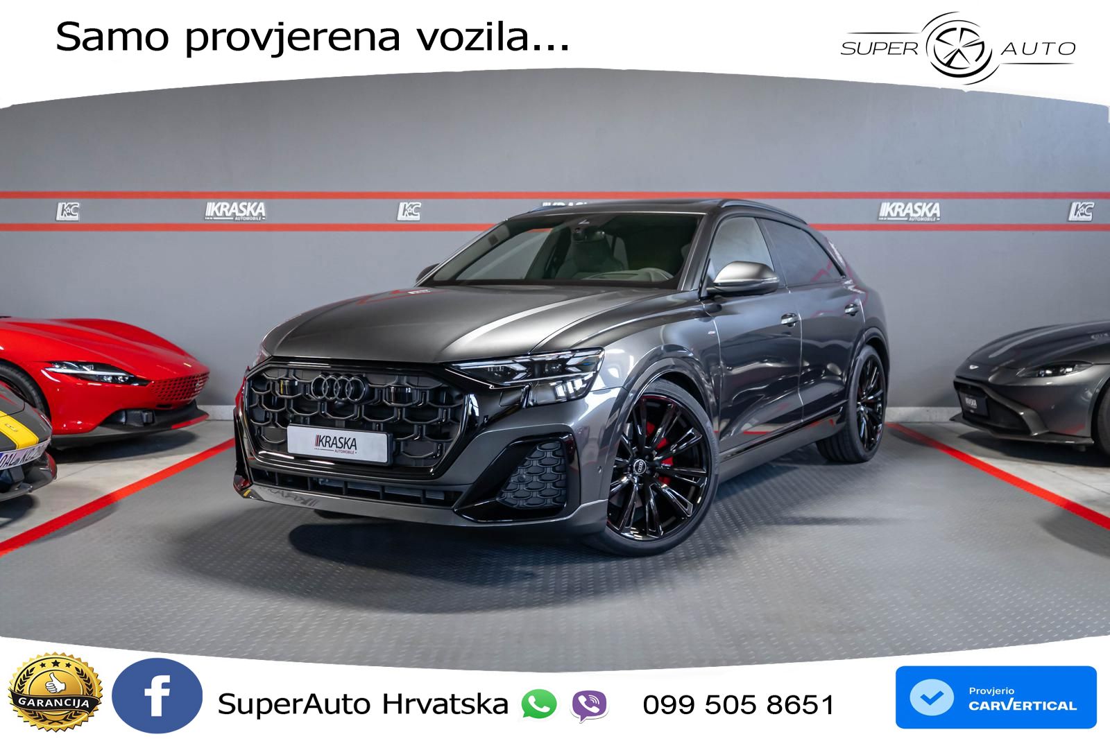 Audi Q8 50 TDI V6 (286 KS) quattro Tiptronic S line LED+GR SJED+ACC