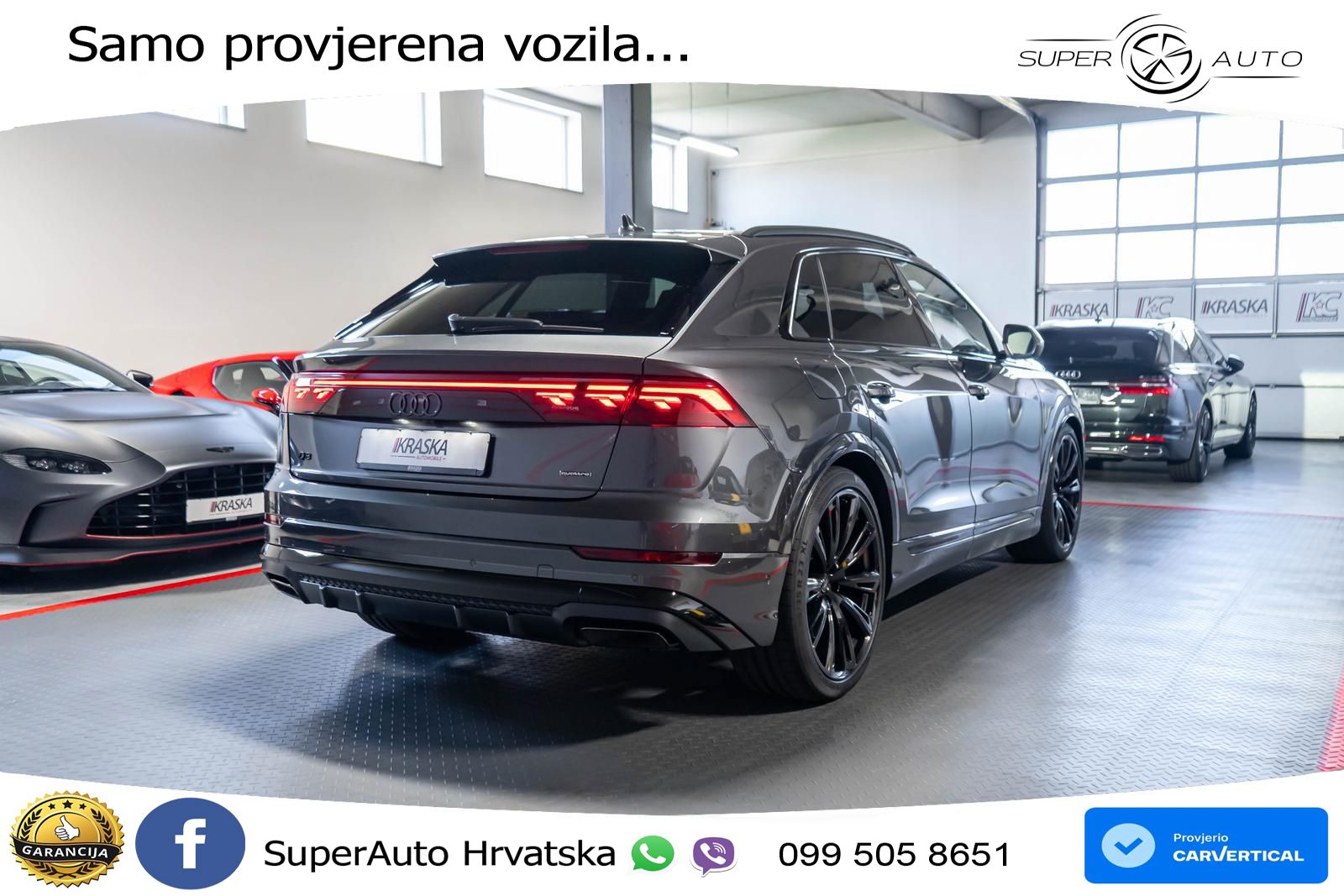 Audi Q8 50 TDI V6 (286 KS) quattro Tiptronic S line LED+GR SJED+ACC