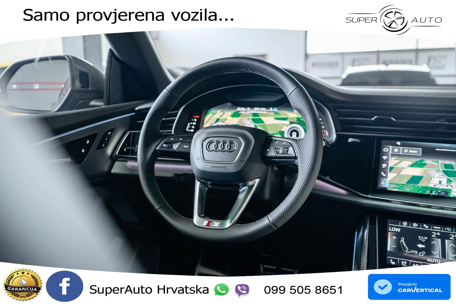 Audi Q8 50 TDI V6 (286 KS) quattro Tiptronic S line LED+GR SJED+ACC
