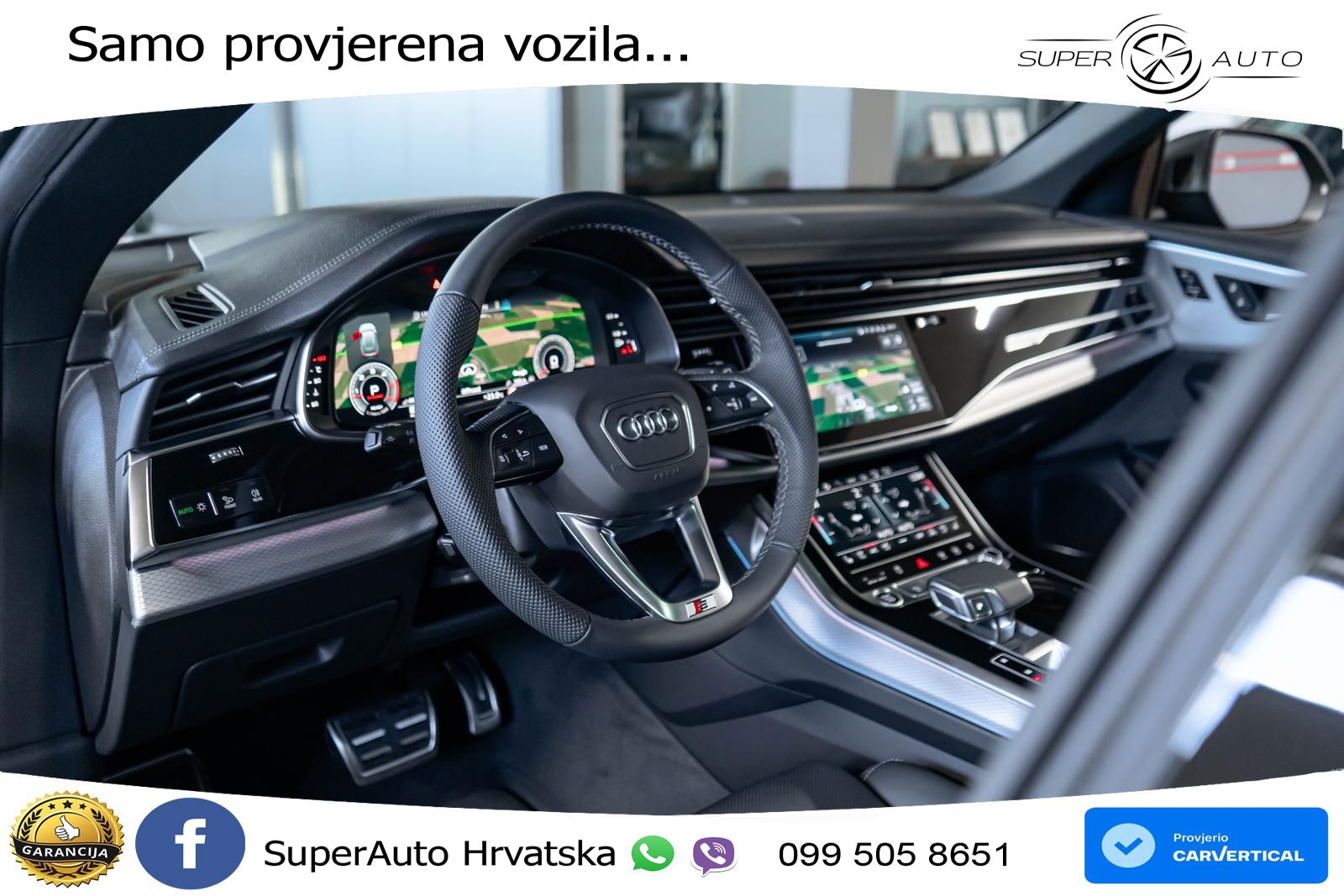 Audi Q8 50 TDI V6 (286 KS) quattro Tiptronic S line LED+GR SJED+ACC
