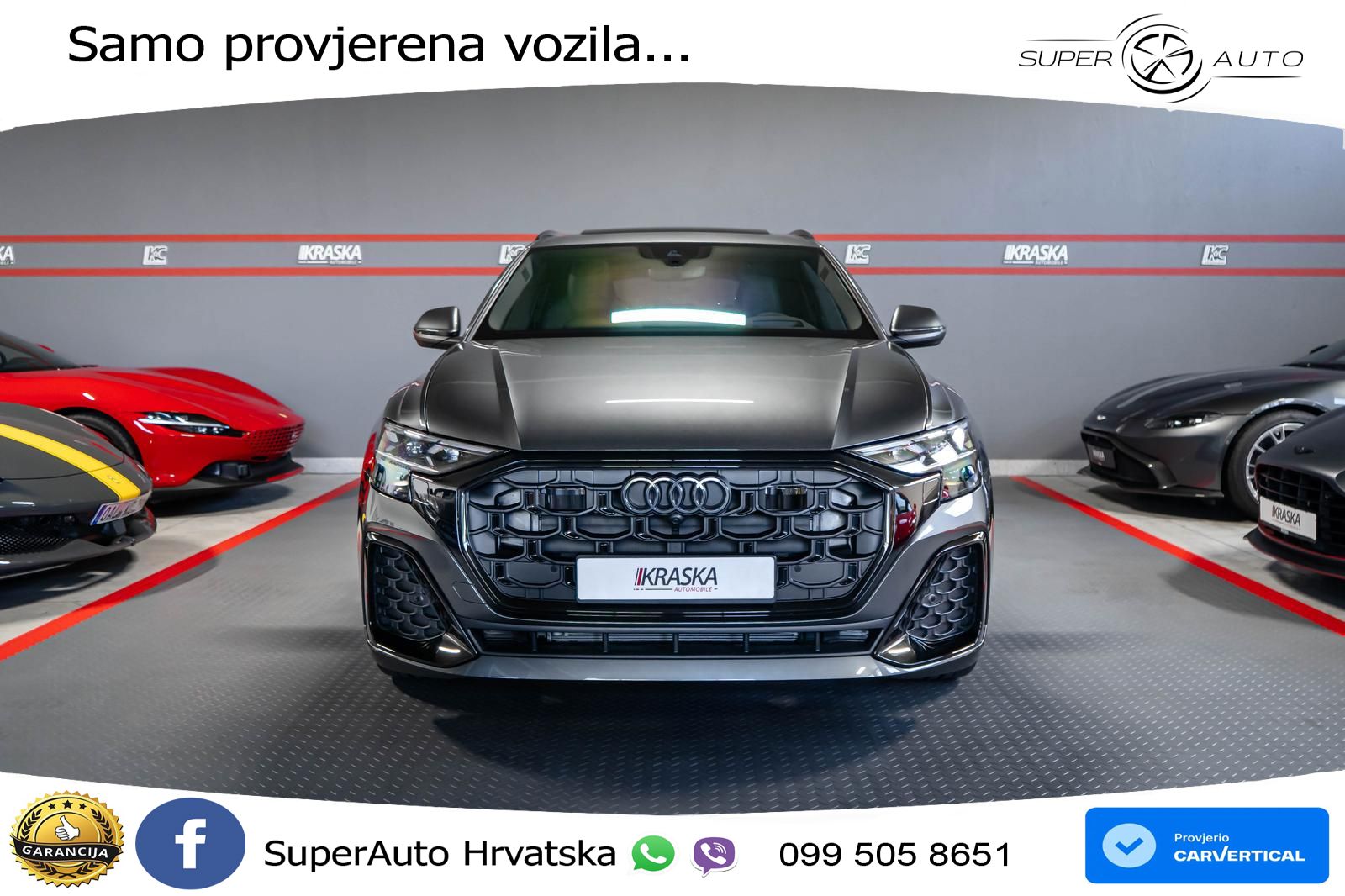 Audi Q8 50 TDI V6 (286 KS) quattro Tiptronic S line LED+GR SJED+ACC