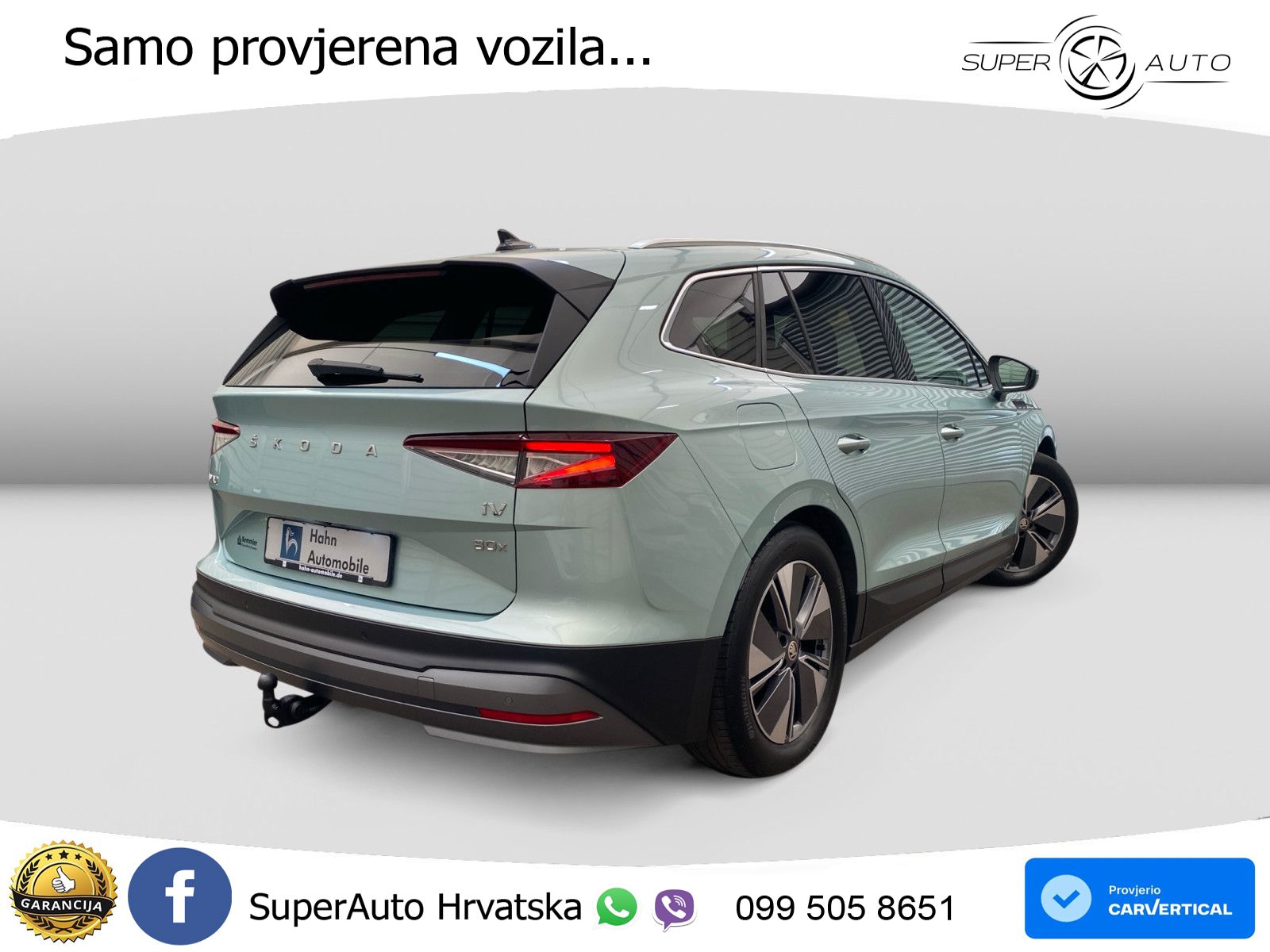 Škoda Enyaq iV 80x 82 kWh (265 KS) AWD LED+GR SJED+ACC