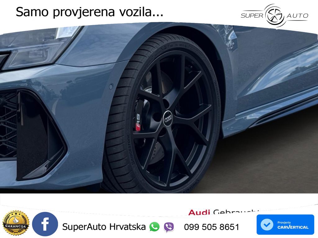 Audi RS3 Sedan 2.5 TFSI (400 KS) quattro S tronic LED+GR SJED+ACC