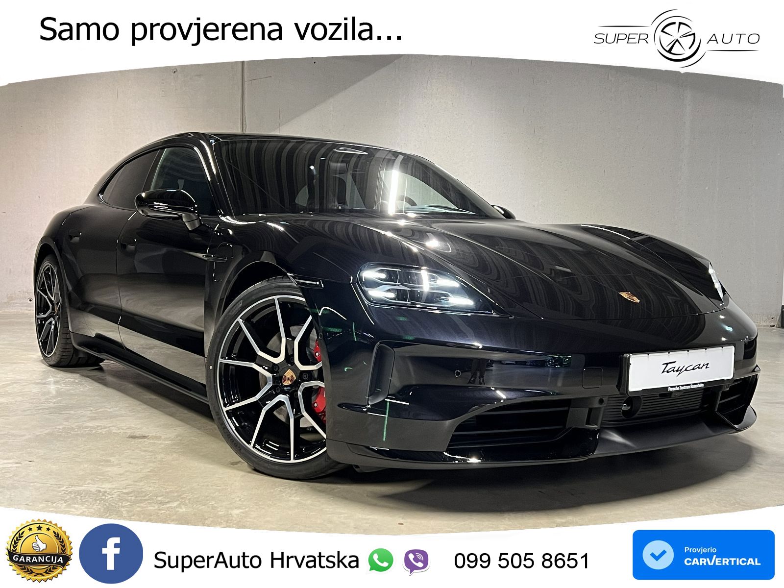 Porsche Taycan Sport Turismo 4S 105 kWh (598 KS)