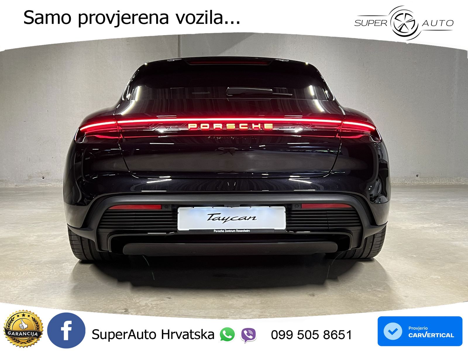 Porsche Taycan Sport Turismo 4S 105 kWh (598 KS)