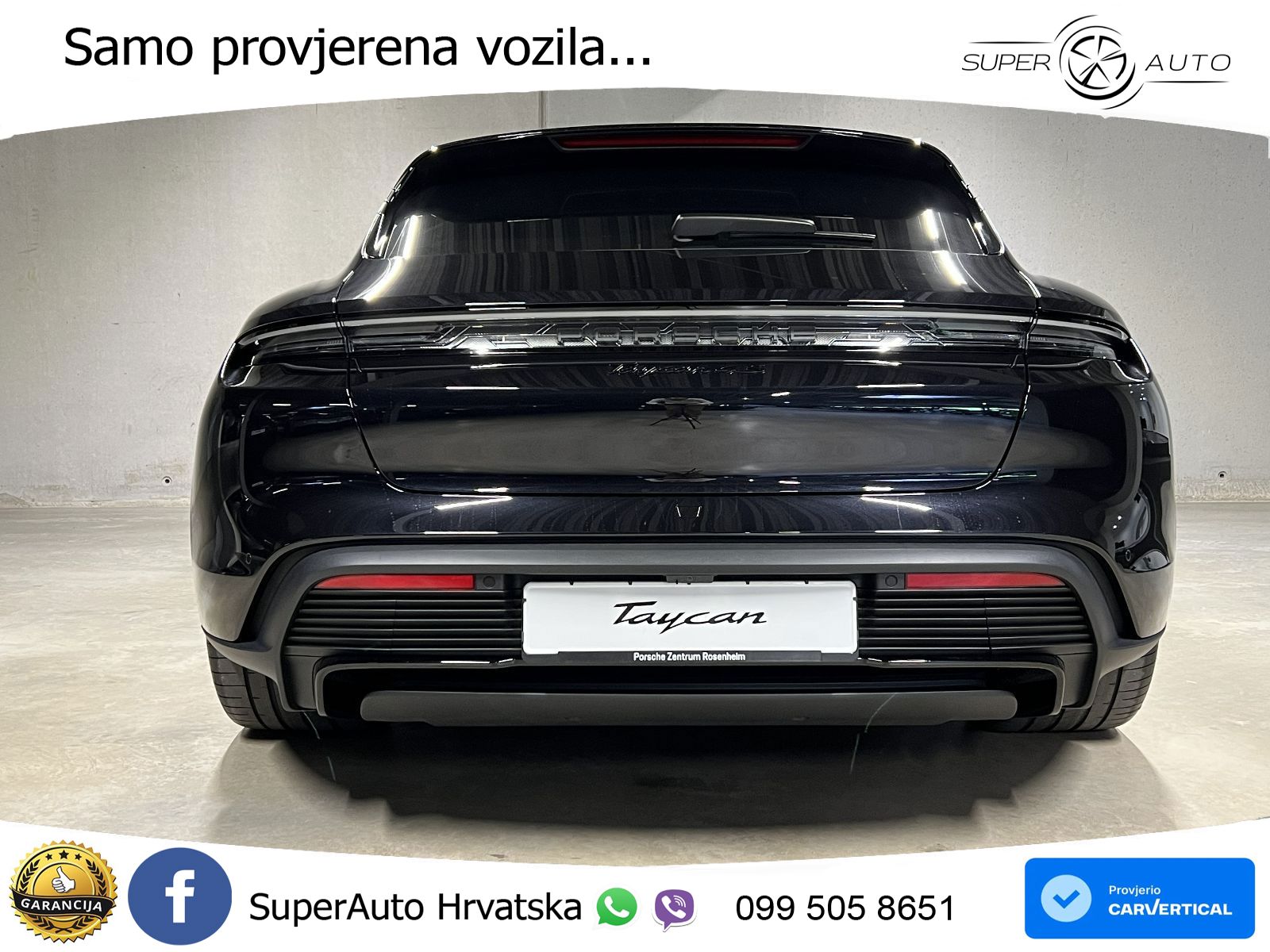 Porsche Taycan Sport Turismo 4S 105 kWh (598 KS)
