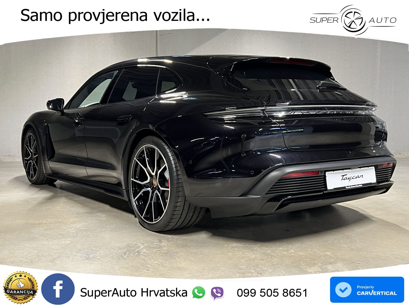 Porsche Taycan Sport Turismo 4S 105 kWh (598 KS)