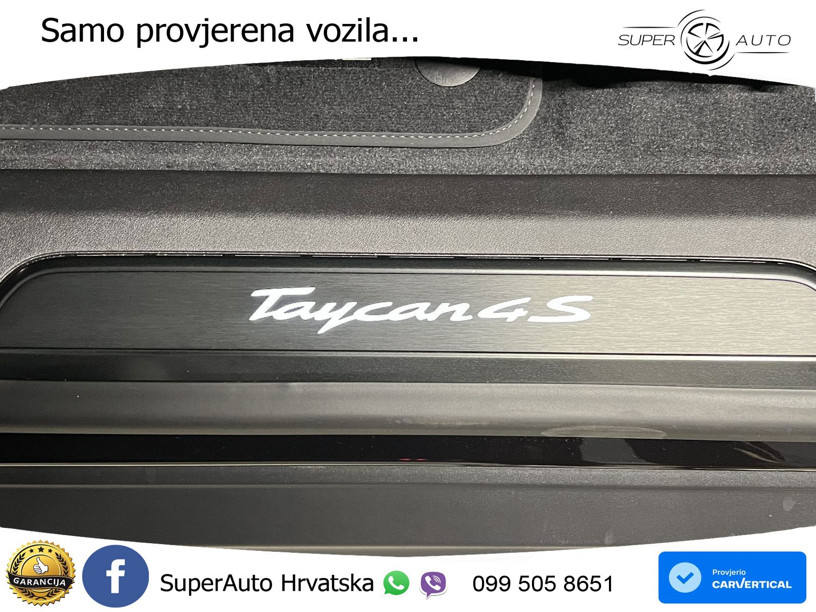 Porsche Taycan Sport Turismo 4S 105 kWh (598 KS)