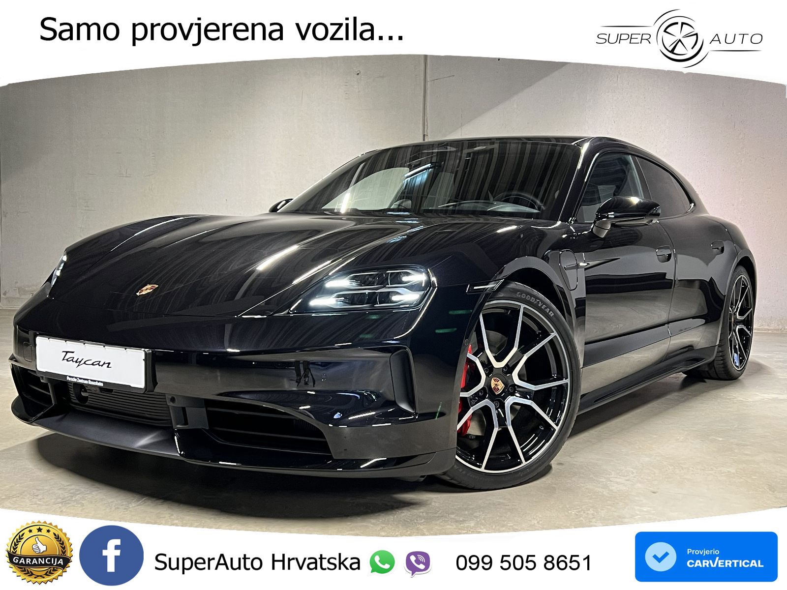 Porsche Taycan Sport Turismo 4S 105 kWh (598 KS)