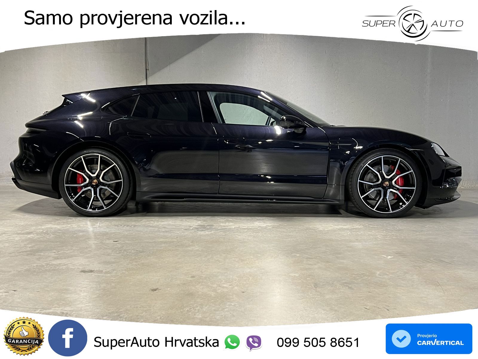 Porsche Taycan Sport Turismo 4S 105 kWh (598 KS)