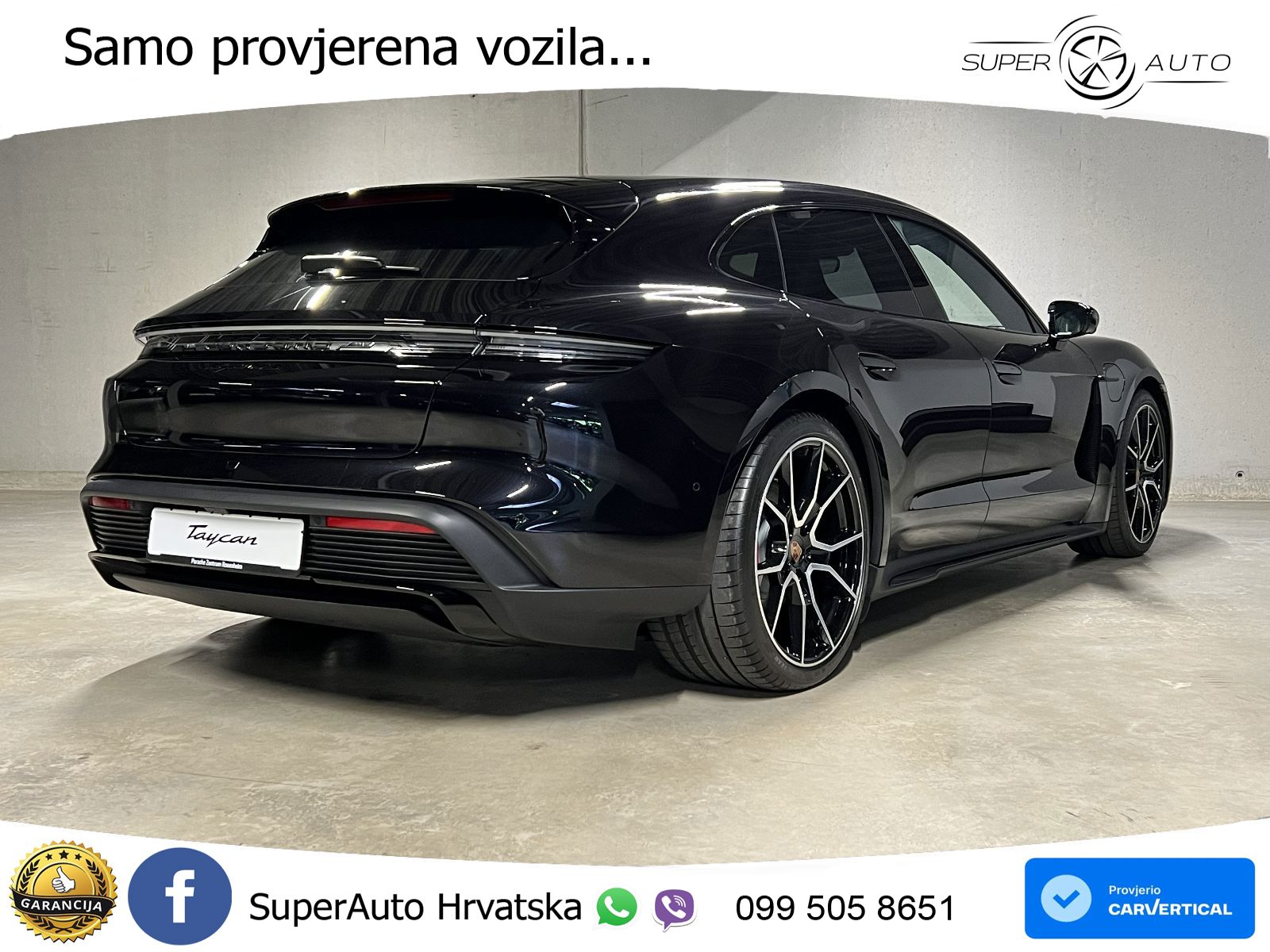 Porsche Taycan Sport Turismo 4S 105 kWh (598 KS)
