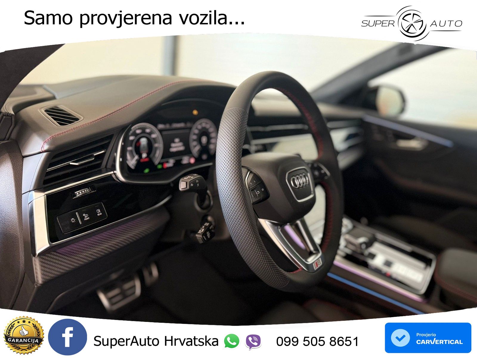 Audi Q8 60 TFSIe V6 (490 KS) quattro Tiptronic 489 KS LED+GR SJED+ACC