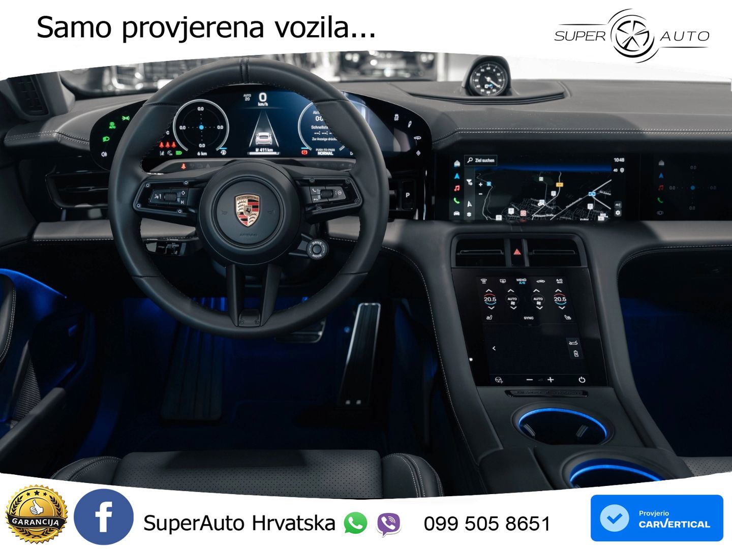 Porsche Taycan 4S 105 kWh (598 KS)