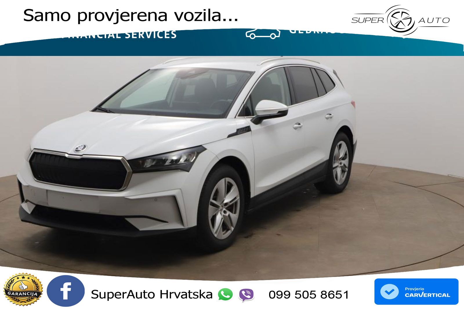 Škoda Enyaq iV 80 82 kWh (204 KS) LED+GR SJED+ACC