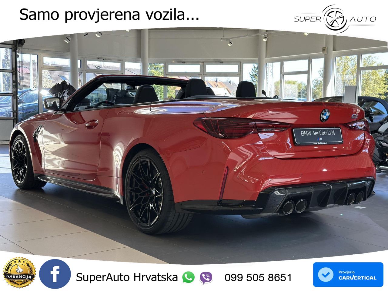 BMW M4 Convertible Competition 3.0 (530 KS) xDrive Steptronic LED+GR SJED+ACC