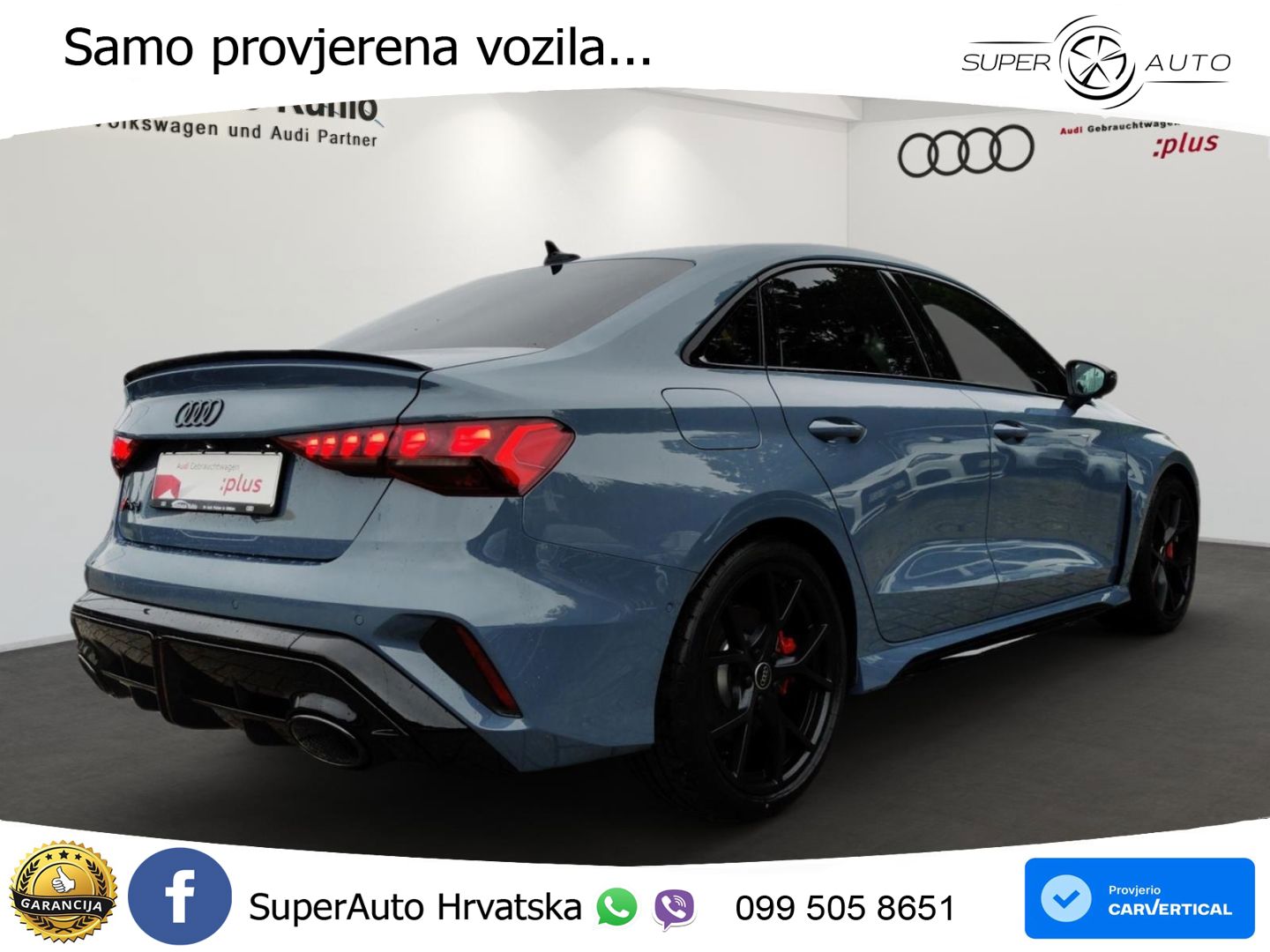 Audi RS3 Sedan 2.5 TFSI (400 KS) quattro S tronic LED+GR SJED+ACC