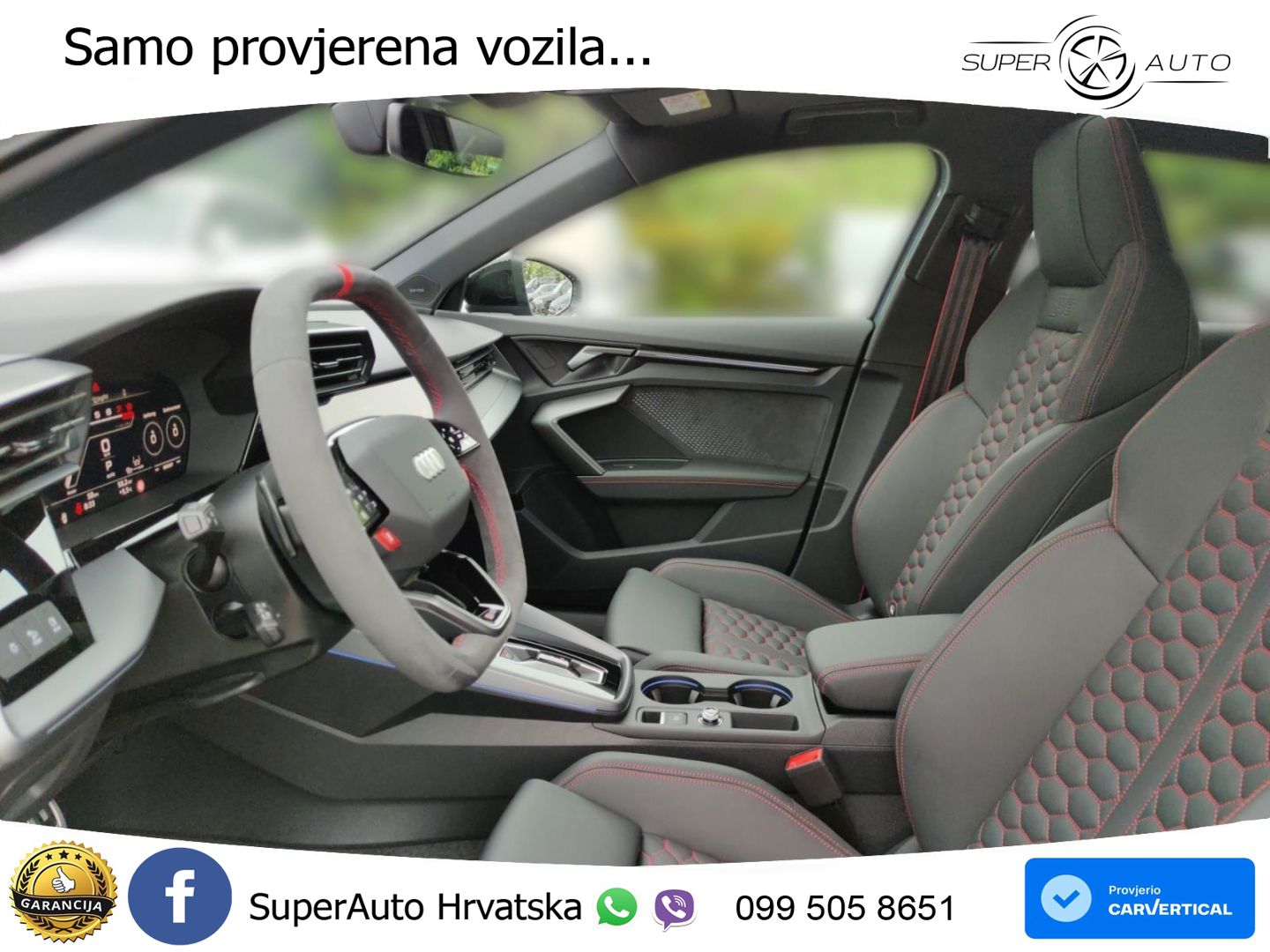 Audi RS3 Sedan 2.5 TFSI (400 KS) quattro S tronic LED+GR SJED+ACC