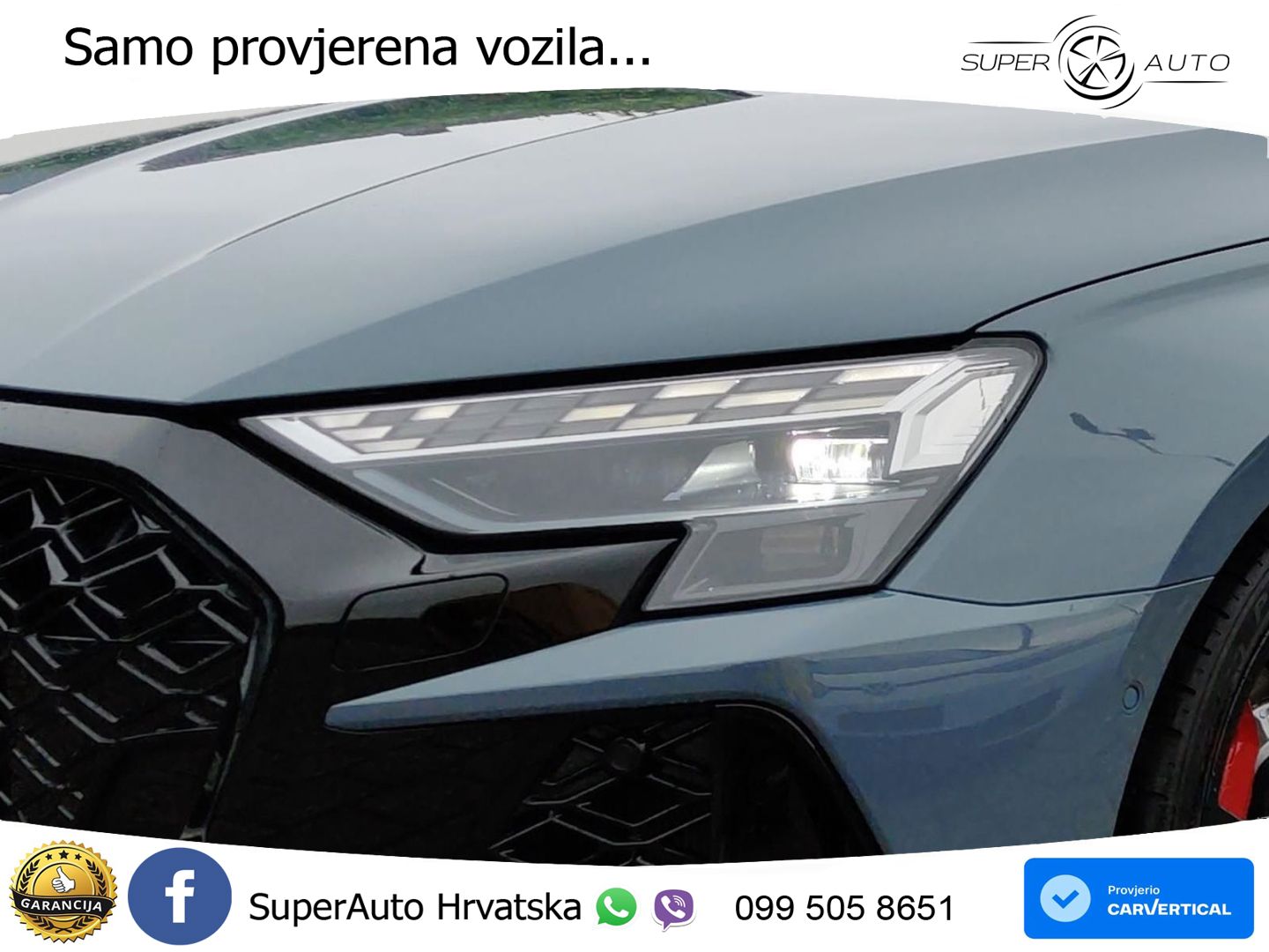 Audi RS3 Sedan 2.5 TFSI (400 KS) quattro S tronic LED+GR SJED+ACC