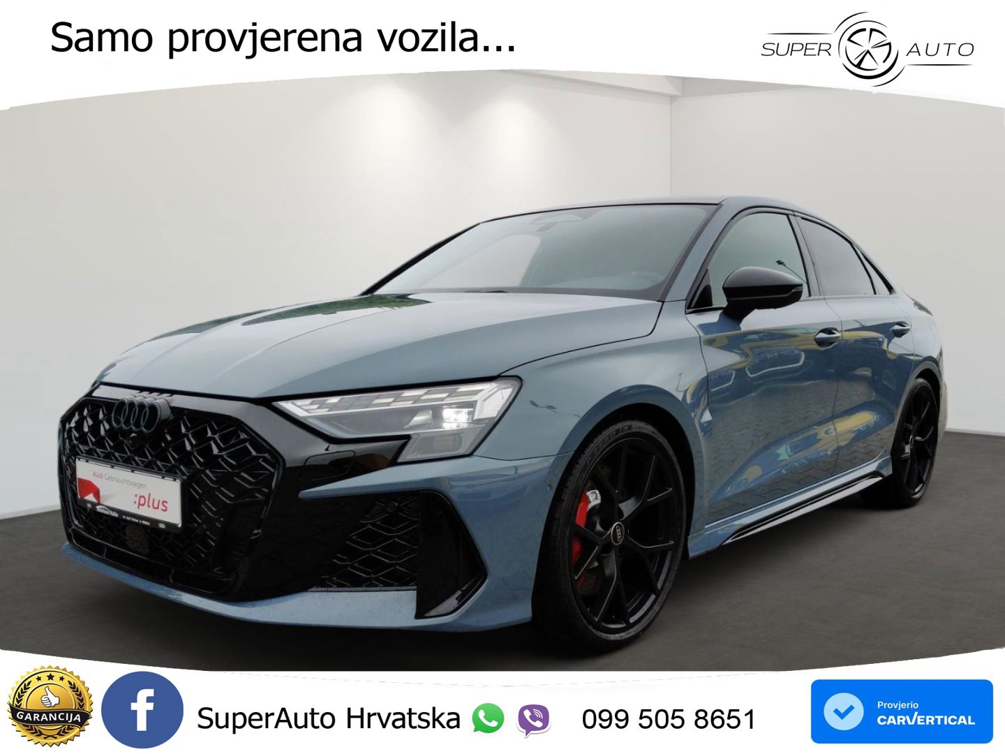 Audi RS3 Sedan 2.5 TFSI (400 KS) quattro S tronic LED+GR SJED+ACC