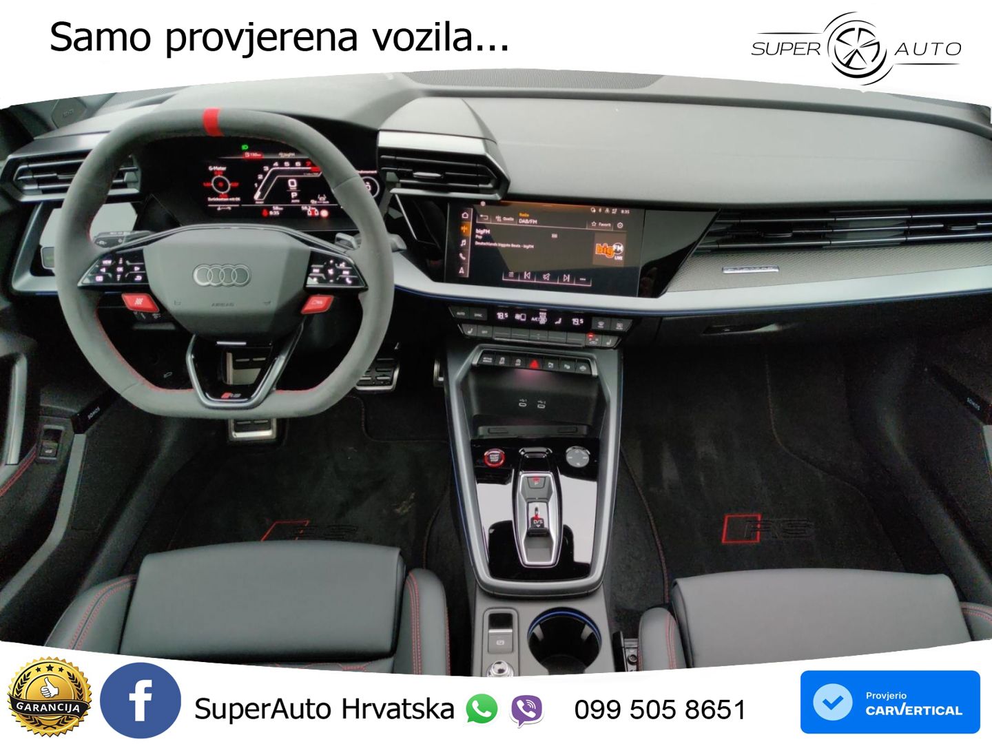 Audi RS3 Sedan 2.5 TFSI (400 KS) quattro S tronic LED+GR SJED+ACC