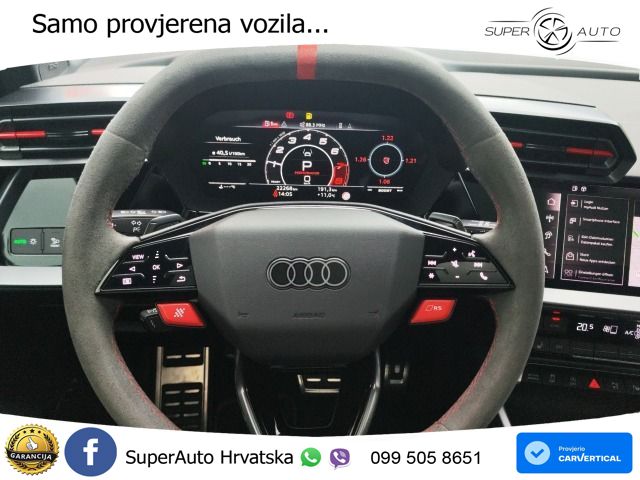 Audi RS3 Sportback 2.5 TFSI (400 KS) quattro S tronic LED+GR SJED+ACC