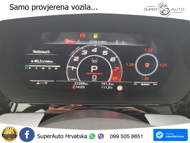 Audi RS3 Sportback 2.5 TFSI (400 KS) quattro S tronic LED+GR SJED+ACC