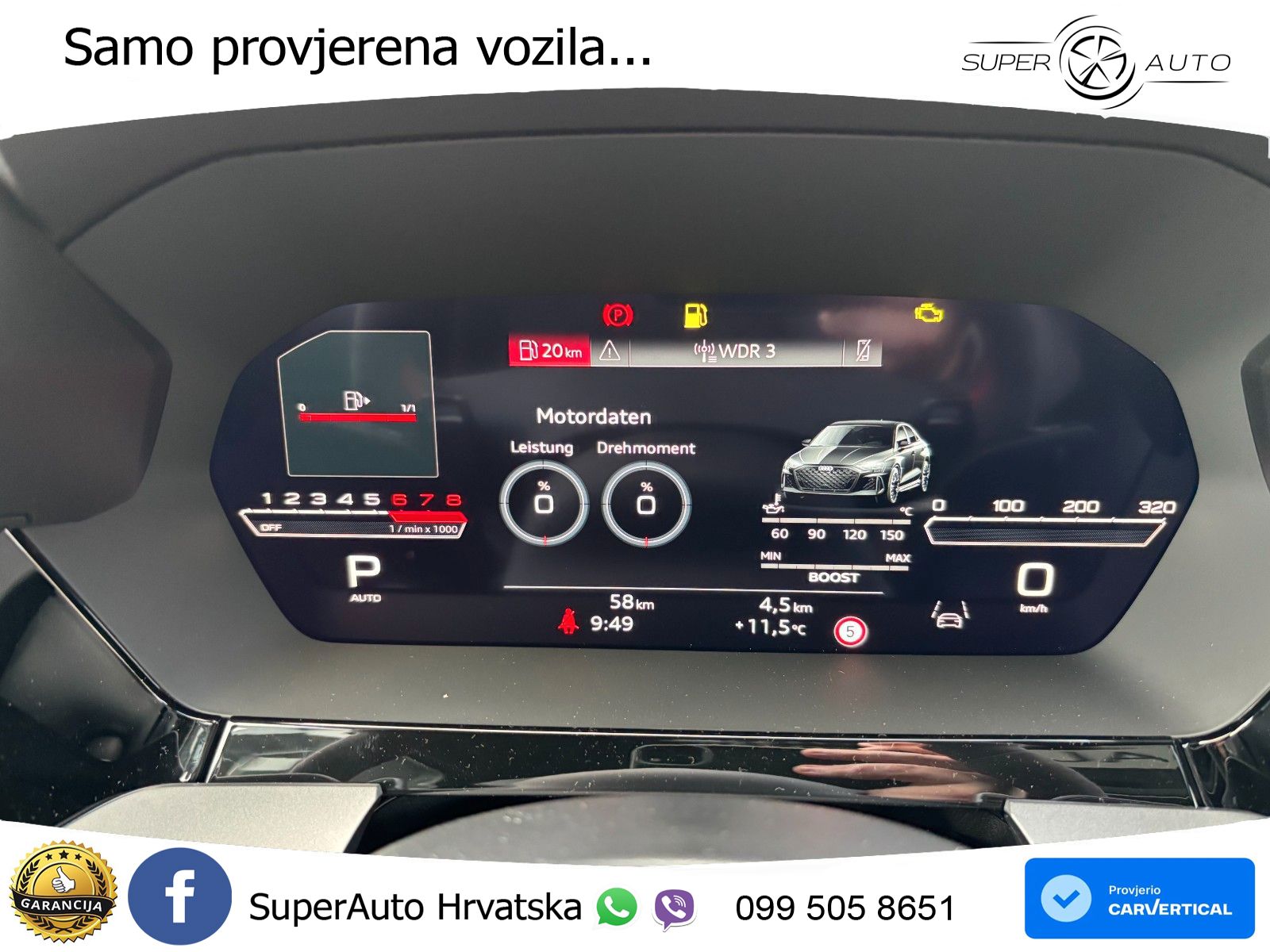 Audi RS3 Sportback 2.5 TFSI (400 KS) quattro S tronic LED+GR SJED+ACC