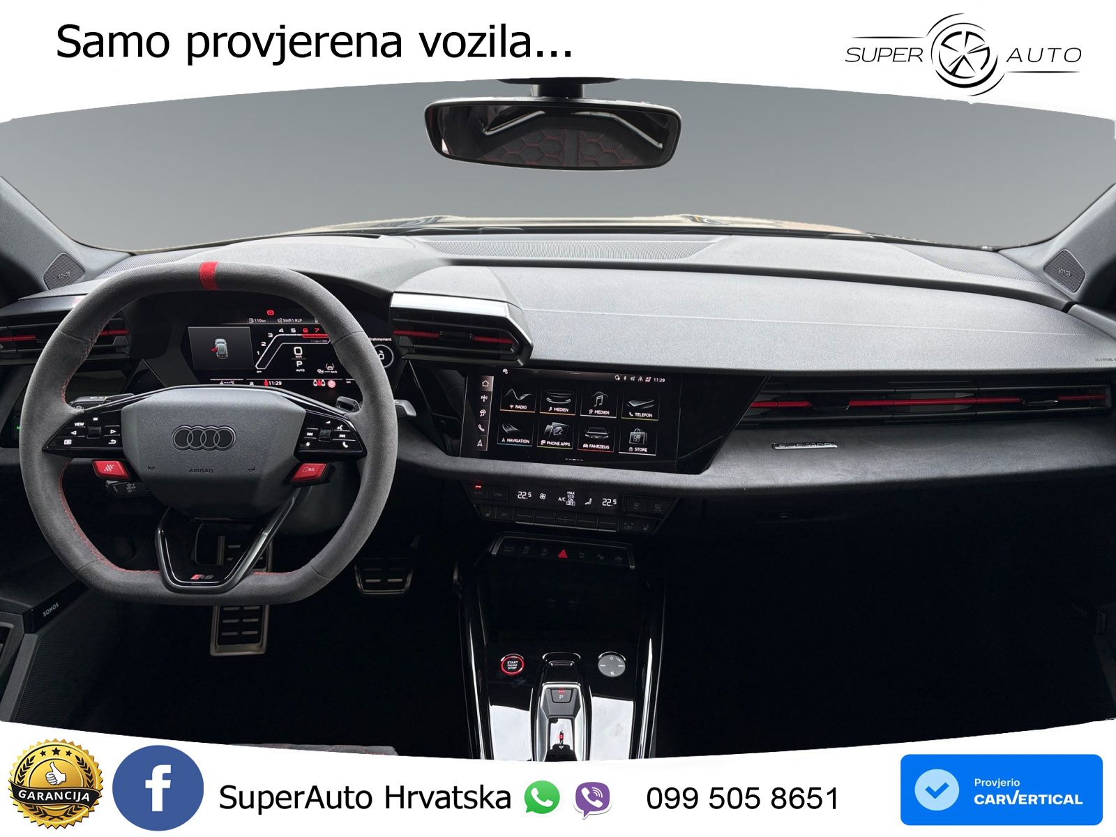 Audi RS3 Sportback 2.5 TFSI (400 KS) quattro S tronic LED+GR SJED+ACC