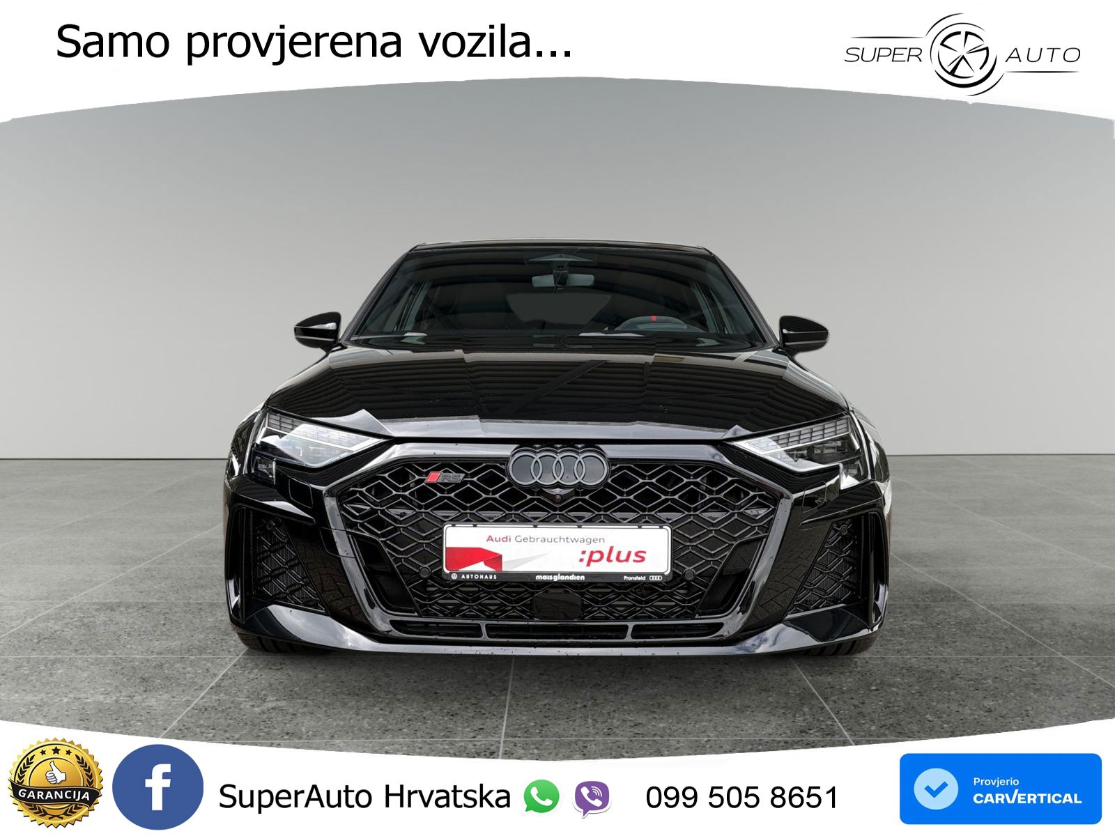 Audi RS3 Sportback 2.5 TFSI (400 KS) quattro S tronic LED+GR SJED+ACC