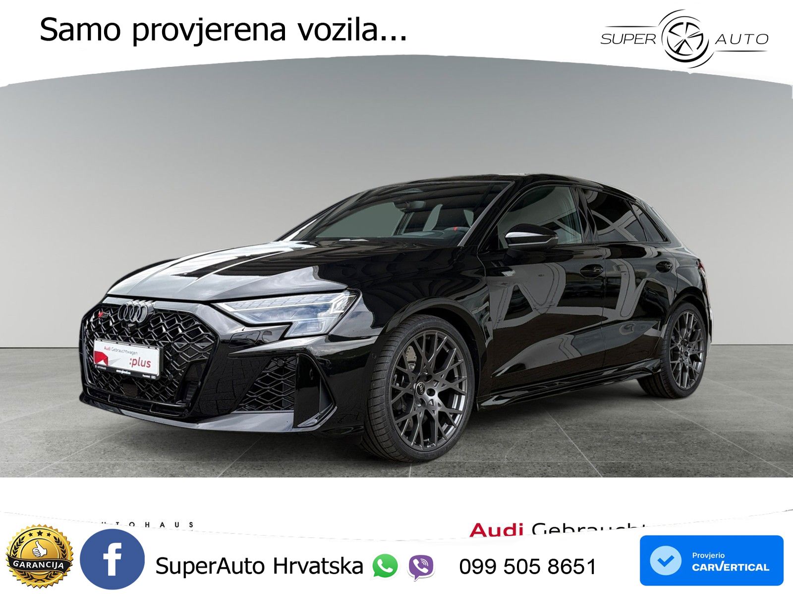 Audi RS3 Sportback 2.5 TFSI (400 KS) quattro S tronic LED+GR SJED+ACC