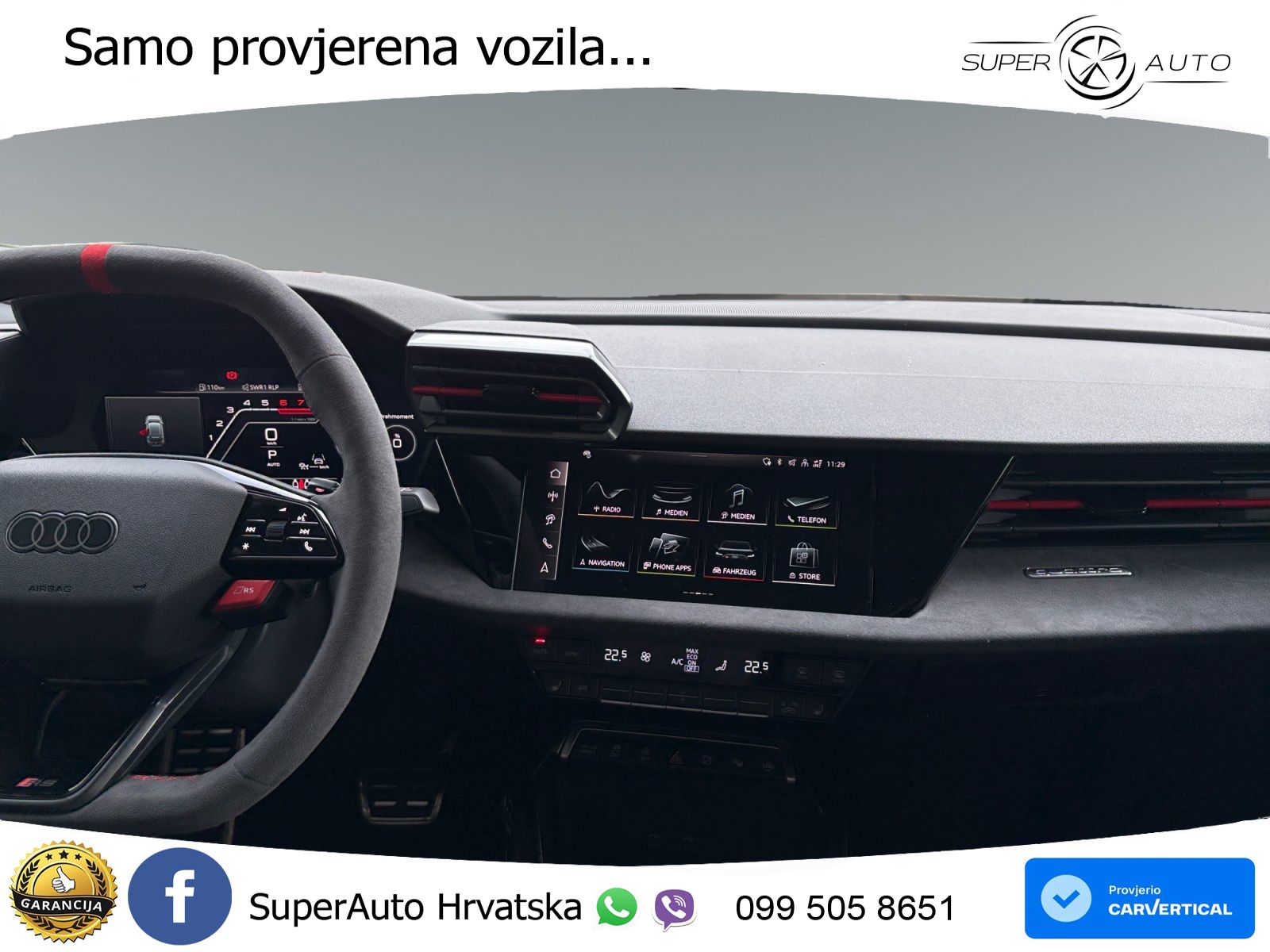 Audi RS3 Sportback 2.5 TFSI (400 KS) quattro S tronic LED+GR SJED+ACC