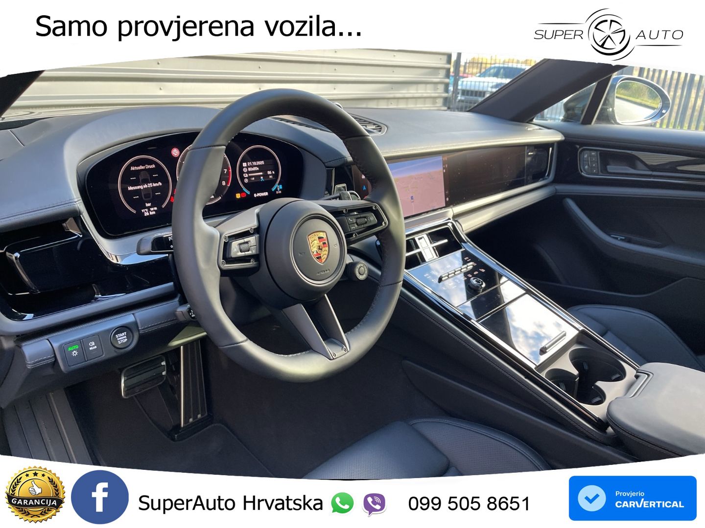 Porsche Panamera 4 2.9 V6 (470 KS) E-Hybrid PDK ZRAČNI+ACC+GR SJED+KAM+PANO