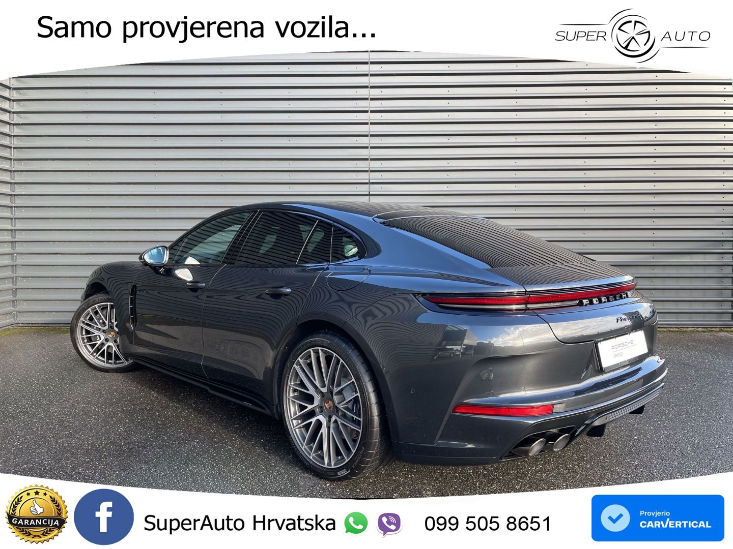 Porsche Panamera 4 2.9 V6 (470 KS) E-Hybrid PDK ZRAČNI+ACC+GR SJED+KAM+PANO
