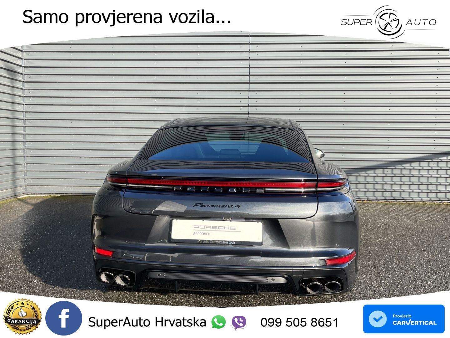 Porsche Panamera 4 2.9 V6 (470 KS) E-Hybrid PDK ZRAČNI+ACC+GR SJED+KAM+PANO
